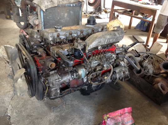 เครื่อง  hino  ho7d 195 แรง (พร้อมใบคุม)