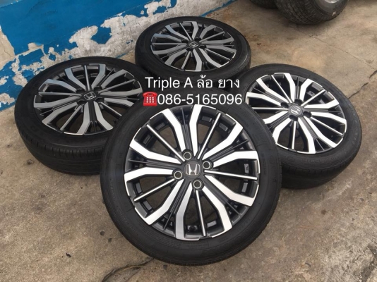 ล้อแม็ก Honda City ขอบ 16 พร้อมยาง 205-55-16 GoodYear ปี 17