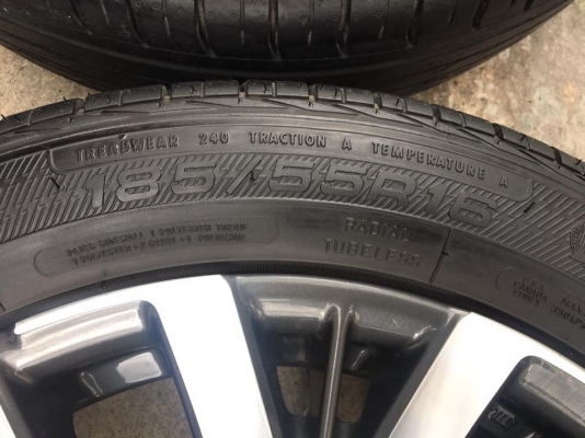 ล้อแม็ก Honda City ขอบ 16 พร้อมยาง 205-55-16 GoodYear ปี 17