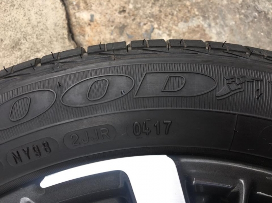 ล้อแม็ก Honda City ขอบ 16 พร้อมยาง 205-55-16 GoodYear ปี 17