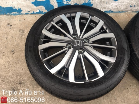 ล้อแม็ก Honda City ขอบ 16 พร้อมยาง 205-55-16 GoodYear ปี 17