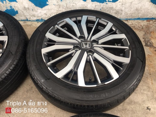 ล้อแม็ก Honda City ขอบ 16 พร้อมยาง 205-55-16 GoodYear ปี 17