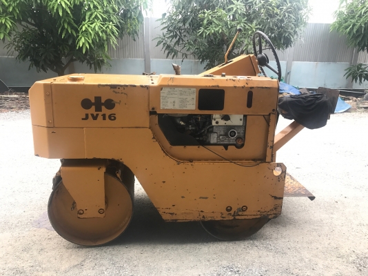 ขายรถบดKOMATSUรุ่นJV16-1นำเข้าญี่ปุ่นมีเอกสาร หนัก1.5ตันเครื่องดีเซล1สูบสภาพดีพร้อมใช้ขาย195000บาทลดเหลือ155000 Line:@J555
