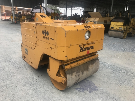 ขายรถบดKOMATSUรุ่นJV16-1นำเข้าญี่ปุ่นมีเอกสาร หนัก1.5ตันเครื่องดีเซล1สูบสภาพดีพร้อมใช้ขาย195000บาทลดเหลือ155000 Line:@J555