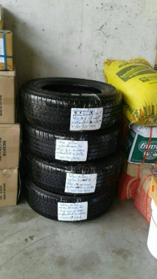 ยาง17 บริดสโตน 245-65-17 ลงพื้นปี17 ดอกหนา 8มิล คู่ละ2100 ยาง17 บริดสโตน 245-65-17 ลงพื้นปี17 ดอกหนา 8มิล คู่ละ2100