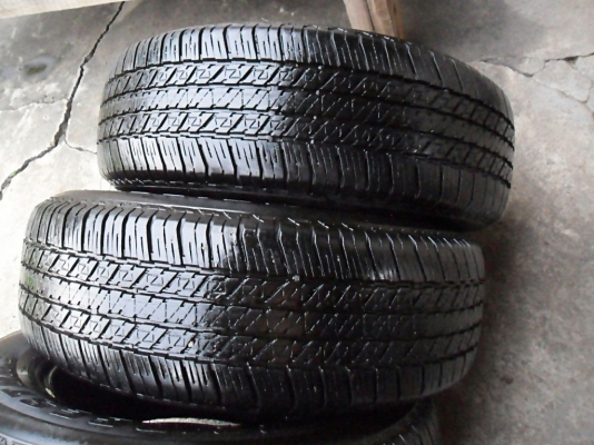 ยาง17 บริดสโตน 245-65-17 ลงพื้นปี17 ดอกหนา 8มิล คู่ละ2100 ยาง17 บริดสโตน 245-65-17 ลงพื้นปี17 ดอกหนา 8มิล คู่ละ2100