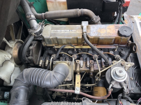 ขายรถโฟล์คลิฟท์ MITSUBISHI รุ่น FD30-ND ดีเซล  เกียร์ธรรมดา เสา 5 เมตร สภาพดีพร้อมใช้งาน