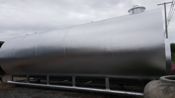 ถังเหล็กหนา 33000 ลิตรฝาปิดด้านข้างหนา 8 มิล ถังเหล็กหนา 33000 ลิตรฝาปิดด้านข้างหนา 8 มิล