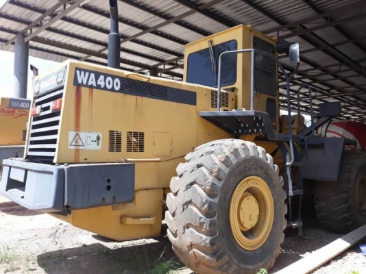 รถตักล้อยาง KOMATSU WA400-1 เอกสารเล่มทะเบียน สภาพดีมากพร้อมใช้งาน(มือ2ใช้งานแล้วในไทย) รถตักล้อยาง KOMATSU WA400-1 เอกสารเล่มทะเบียน สภาพดีมากพร้อมใช้งาน(มือ2ใช้งานแล้วในไทย)