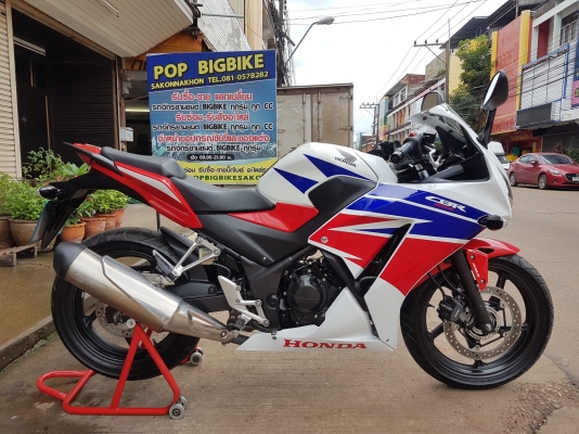 ขายแลกเทิร์น HONDA CBR300 ABS ปี 2014 สวยๆ เดิมทั้งคัน วิ่งสองพันกว่าโล ทะเบียนพร้อมโอน ราคา 73500 บ