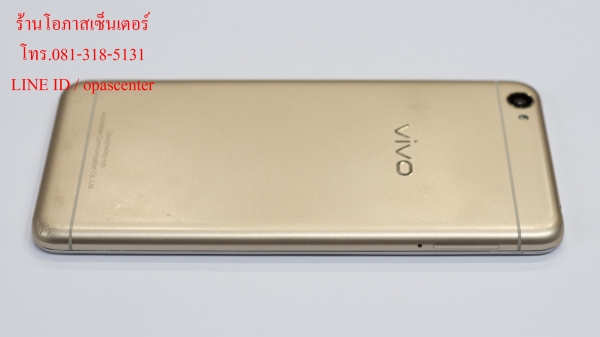 VIVO Y55 (1610) สีทอง มีที่ชาร์ท สภาพดี มีประกันศูนย์ถึง 24-6-62 ส่งฟรี