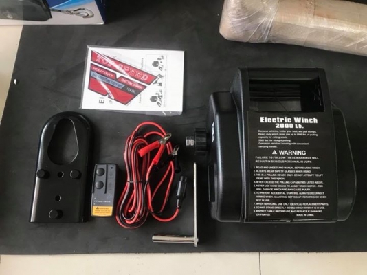 วินซ์ไฟฟ้า2000ปอนด์ แรงดึง907 กิโลกรัม ไฟ12v