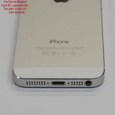 iphone 5S 16 GB สีเงิน สภาพใหม่ มีที่ชาร์ท ส่งฟรี