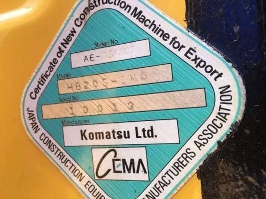 ฟรีดาวน์จัดไฟแนนซ์ได้เต็ม KOMATSU PC200-8 ไมล์ 6000 ชม.ราคา 1500000