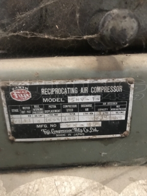 ขายด่วน ปั้มลม ไฟ3เฟส 2หัวปั้ม มี2ชุด ขายเลิกกิจการ 2ตัว เพียง 90000 บาท ขายด่วน ปั้มลม ไฟ3เฟส 2หัวปั้ม มี2ชุด ขายเลิกกิจการ 2ตัว เพียง 90000 บาท