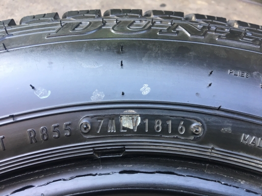 ยาง Dunlop 195-15 ปี 16