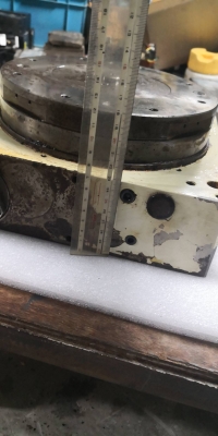 3,200 บ. โทร 083-2000058 LINE ID: line832923 ชุดแท่นหัวจานแบ่งองศา ยี่ห้อ RIKER ขนาดหน้ากลม 21.5 cm. หนักมาก