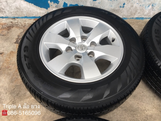 ล้อแม็ก Toyota Vigo Champ ขอบ 16 พร้อมยาง 215-65-16 ปี 18