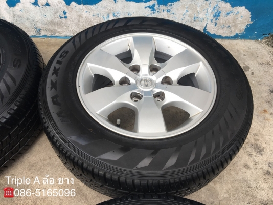 ล้อแม็ก Toyota Vigo Champ ขอบ 16 พร้อมยาง 215-65-16 ปี 18