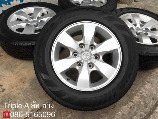 ล้อแม็ก Toyota Vigo Champ ขอบ 16 พร้อมยาง 215-65-16 ปี 18