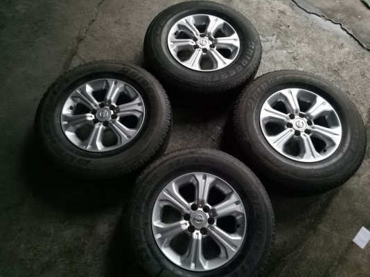 แม๊กนาวาร่า.16&times;7+พร้อมยางบริสโตน245/70/16.ล้อแม๊กไม่เบียดบิ่น มีลอยตามการใช้งาน ชุด4วง5900บ.โทร0879050181ส่งได้ทั่วไทย