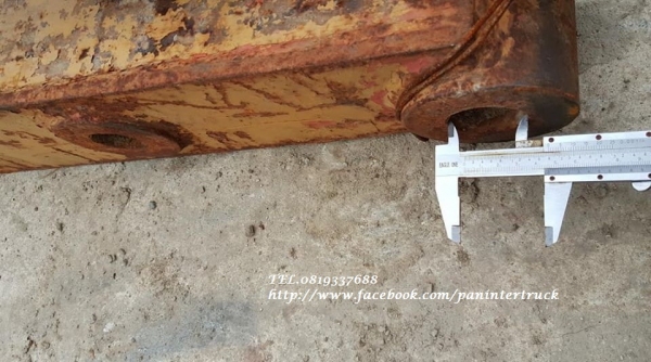 *FROM JAPANอาร์มต่อปลายบุ๊งกี๋สำหรับรถขุดไซค์40,45,50,55 /สลัก 45 มิล/ต่อยาวได้ถึง:1.20เมตร/สินค้าเก่านอก ขายตามสภาพ