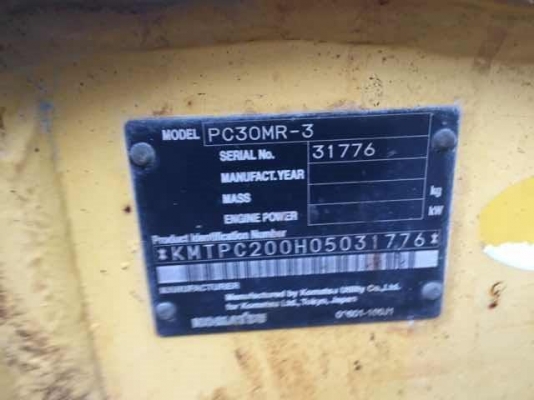 Komatsu PC30MR-3 นำเข้าจากญี่ปุ่น โทร. 080-6565422 (หนิง)