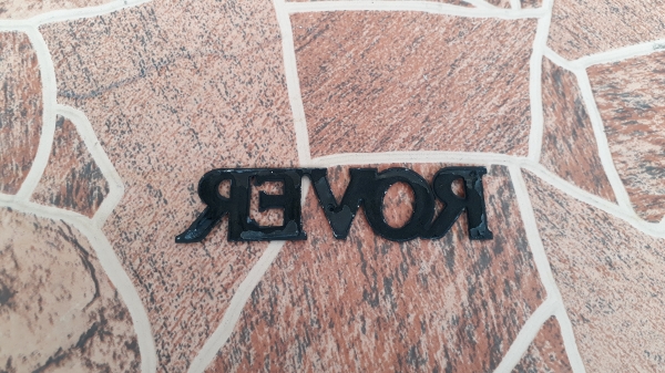 เพลทโลโก้ ROVER ติดท้ายรถ เพลทโลโก้ ROVER ติดท้ายรถ