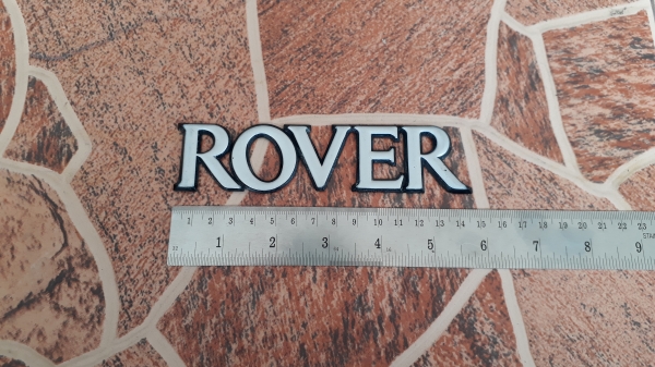 เพลทโลโก้ ROVER ติดท้ายรถ เพลทโลโก้ ROVER ติดท้ายรถ