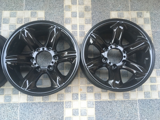 ขายล้อเล็บเหยี่ยวแท้ ISUZU 4WD ผลิตโดย ENKEI สวยทนถึก แข็งแรงแน่นอน ล้อเดิมๆ  ทำสีมาใหม่ ยังไม่เคยใส่ยาง พร้อมใช้งาน  ส่งได้ทั่วไทย 0850005579