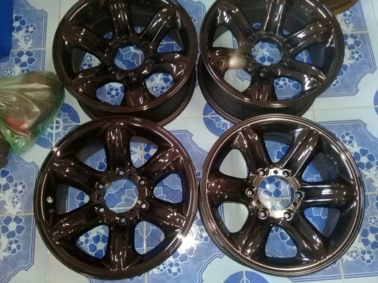 ขายล้อเล็บเหยี่ยวแท้ ISUZU 4WD ผลิตโดย ENKEI สวยทนถึก แข็งแรงแน่นอน ล้อเดิมๆ  ทำสีมาใหม่ ยังไม่เคยใส่ยาง พร้อมใช้งาน  ส่งได้ทั่วไทย 0850005579