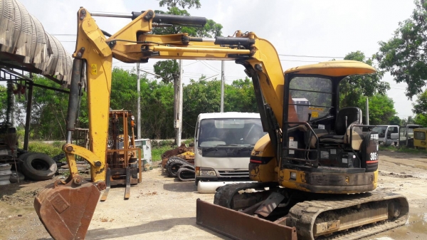 ขายด่วน รถขุด CAT305SR สินค้าเก่านอกจากญี่ปุ่น แทรคยาง/ ออฟเซ็นบูม / ปั๊มนิ้ว/เครื่องยนต์ K4N /หลังค