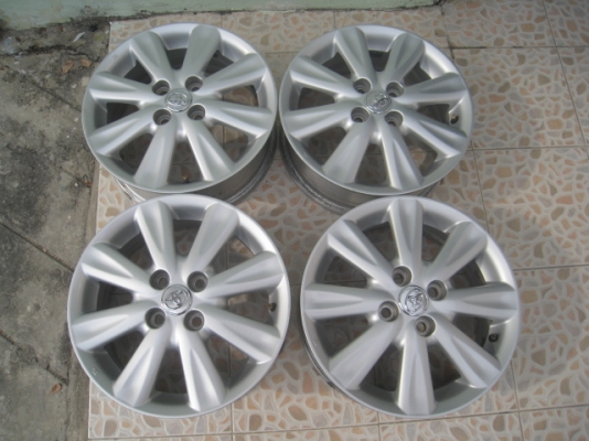 ขายล้อแม็กเดิม Toyota vios 15"x5.5" et45 4รู100 (081-3747940)