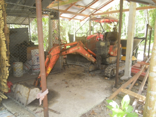 รถขุดเล็กตีนยางEX10U