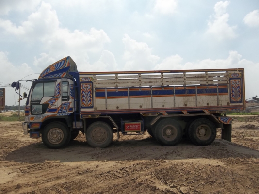 ขายด่วนรถบรรทุก 12 ล้อHINOไฮเทคเครื่อง p11c กระบะดั้มปรีเนียม