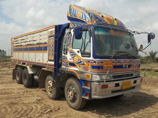 ขายด่วนรถบรรทุก 12 ล้อHINOไฮเทคเครื่อง p11c กระบะดั้มปรีเนียม