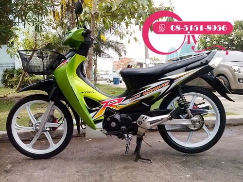 ขายรถสวย WAVE125 ปี 49 ดิสเบรคหน้า-หลัง เครื่องดีมาก ล้อแม็คยางใหม่ ระบบไฟดี
