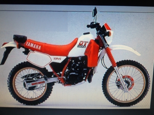 ขายยามาฮาดีทีวิบาก200สภาพพอใช้