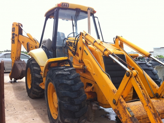 ขายถูกรถตักหน้าขุดหลัง  JCB 214S สภาพสวย พร้อมใช้งาน นำเข้าจาก USA รถมาใหม่ 2 เพลา ขับเคลื่อน 4 ล้อ บุ้งกี๋แบบอ้างับ
