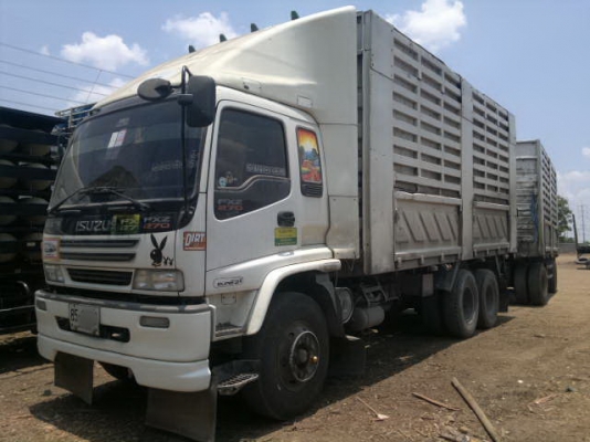 ขายรถ 18 ล้อ 2 เพลา แม่-ลูก กระบะสามมิตรเกษตร ดั้มและไม่ดั้ม ราคาย้อมๆ ISUZU DECA FXZ 270 ปี.49 ยูโรทู