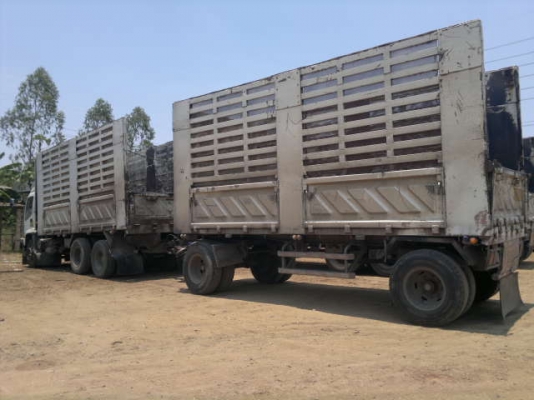 ขายรถ 18 ล้อ 2 เพลา แม่-ลูก กระบะสามมิตรเกษตร ดั้มและไม่ดั้ม ราคาย้อมๆ ISUZU DECA FXZ 270 ปี.49 ยูโรทู