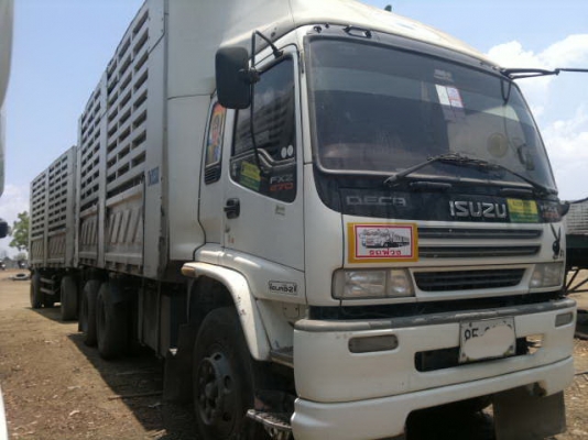 ขายรถ 18 ล้อ 2 เพลา แม่-ลูก กระบะสามมิตรเกษตร ดั้มและไม่ดั้ม ราคาย้อมๆ ISUZU DECA FXZ 270 ปี.49 ยูโรทู