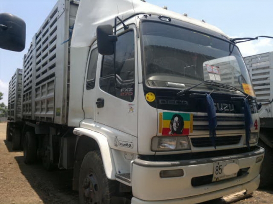 ขายรถ 18 ล้อ 2 เพลา แม่-ลูก กระบะสามมิตรเกษตร ดั้มและไม่ดั้ม ราคาย้อมๆ ISUZU DECA FXZ 270 ปี.49 ยูโรทู