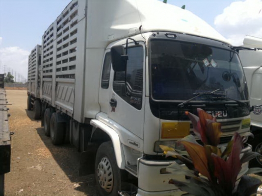 ขายรถ 18 ล้อ 2 เพลา แม่-ลูก กระบะสามมิตรเกษตร ดั้มและไม่ดั้ม ราคาย้อมๆ ISUZU DECA FXZ 270 ปี.49 ยูโรทู