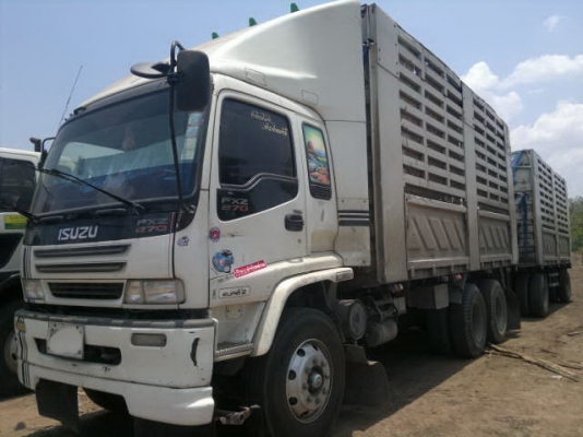 ขายรถ 18 ล้อ 2 เพลา แม่-ลูก กระบะสามมิตรเกษตร ดั้มและไม่ดั้ม ราคาย้อมๆ ISUZU DECA FXZ 270 ปี.49 ยูโรทู