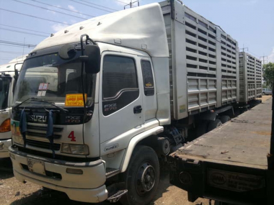 ขายรถ 18 ล้อ 2 เพลา แม่-ลูก กระบะสามมิตรเกษตร ดั้มและไม่ดั้ม ราคาย้อมๆ ISUZU DECA FXZ 270 ปี.49 ยูโรทู