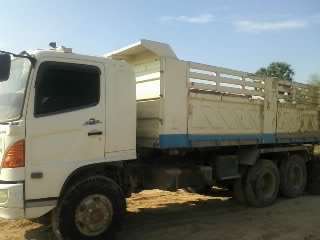 HINO   260   ปี  48   พ่วงแม่ลูก   ลูก สามคาน   กระบะสามมิตรลอนเชียง