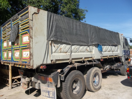 ขายด่วนรถบรรทุก10ล้อดั้มHINOไฮเทคสมอเงินสภาพพร้อมใช้