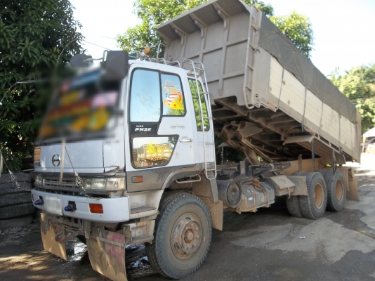 ขายด่วนรถบรรทุก10ล้อดั้มสองเพลาHINO 2Kกระบะดั้มปรีเนียม