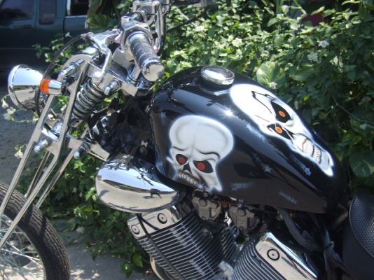 ขาย VIRAGO 400 ประกอบใหม่ เก็บงานแล้ว แต่งนอก โอสคูล สปริงเกอร์